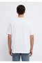 Crew Neck White Basic T-Shirt Loose Fit / Loose Relaxed Fit0611924-620 - 6