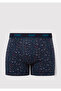 Printed Navy Blue Boxer 092458-32184
