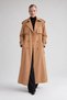 Camel Belt Detailed Trench Coat
