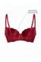 Silicone Unpadded Lace Bra - 2