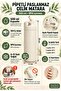 304 L Steel Cream 500 ml Water Bottle with Straw Water Bottle Gin414By - 4
