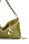 Ring Metal Detailed Texas Women's Shoulder Bag Green - 3