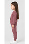 Printed Three-Thread Shardooned Combed Cotton Sweatshirt Children's Set - 2