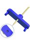 2 Pack Center Scribe Line Locator,Woodworking Center Finder Marker and Positioning Ruler,ABS Plastic Scribing Gauge for DIY Woodworking - 5