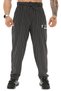 Men's Black and White Striped Baggy Cut Sweatpants 1193 - 6