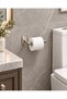 Rustic Vintage Design- Toilet Paper Holder - Sus304 Stainless Steel Toilet Paper Hanger |   With Shelves and Self-Adhesive Backing |   Mounting Without Drilling |   Moisture Resistant - 2