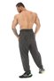 Men's Black and White Striped Baggy Cut Sweatpants 1193 - 4