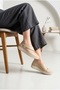 Ballerina Model Genuine Leather Shoes