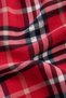 Plaid Striped Waist-Slit Shirt - 5