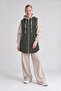 Inflatable Vest with Hat Khaki