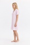 Bamboo Buttoned Neck Maternity Nightgown 30151-30154 - 3