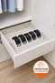 10 Compartment Belt Organizer, Socks, Ties, Jewelry, Makeup, Drawer, In-Cabinet Storage - 4