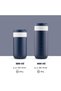 Travel Mug Insulated Thermos Cup 400 ml - Wave Blue - 5
