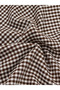 Iris Cotton Linen Brown Mini Gingham Runner - 5