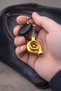 Turbo Model Metal Auto Keychain Car Accessory Chameleon Color Silent Key Ring - 8