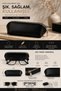 Premium Thick Zippered Leather Glasses Case