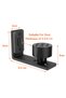 ONE ITEM Black Adjustable Floor Guide for Sliding Barn Door with Screws Wall Guide for Smooth Door S - 5