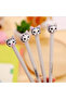 black 4pcs Cartoon Cute Cat Pen Korean Student Stationery Advertising Creative Bent School Office Wr - 2