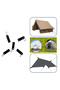 10Pcs 10Pcs Outdoor Windproof Clips with Carabiners, Tent Clips, Outdoor Canopy Clips, Fixed Plastic - 3