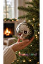 Christmas Pine Tree Ornament 6 Pieces 12 cm Christmas Ball Cylinder Box Large Size - 3