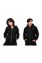 Unisex 3-Thread Hooded Oversized Cardigan with Metal Zipper - 3