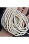 6mm (About 67pcs) Natural Stone Beads White Howlite Turquoise Round Loose Beads for DIY Necklace Bra - 3
