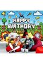 150X210cm MULTI Pixel style game Happy Birthday banner, game themed party background, birthday party - 8