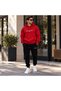 Boston Printed 3 Thread Hooded Bottom Top Set