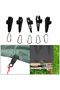 10Pcs 10Pcs Outdoor Windproof Clips with Carabiners, Tent Clips, Outdoor Canopy Clips, Fixed Plastic