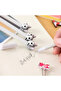 black 4pcs Cartoon Cute Cat Pen Korean Student Stationery Advertising Creative Bent School Office Wr - 8