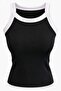 Collar Stripe Bluz - 5