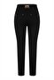 Black ribbed steel knitted leggings pants - 2