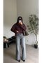 Gray liva palazzo jean
