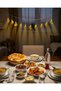 Ramadan Minare Detailed Crescent Led Light Daylight Yellow Metal Ornament - 4