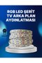 شريط LED للتلفزيون متغير اللون يتم التحكم فيه عن طريق الترددات اللاسلكية 2MT