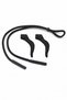 Adult Anti-Slip Silicone Eyeglass Strap and Behind-The-Ear Holder Set - Adjustable Sports Eyewear Attachment (Set of 2)