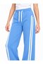 28010-26 Girl's White Striped Wide-Legged 3-Yarn Ruffled Sweatpants 13–16 Years Old - 5