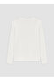 White Crew Neck Girls' 2-Piece T-Shirt - 7