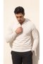 Men's Long Sleeve Half Zipper Slim Knitwear T-Shirt - 3