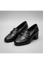 2512709 Black Genuine Leather Shoes