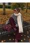 Soft Textured Basic Shawl Solid Color Long Scarf with Tassels - 4