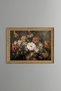Colorful Roses in a Vase on a Dark Background - Vintage Patterned Painting - Fine Model