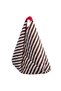 Hande Dizayn Valentine's Mother's Day Waterproof Quilted Black and White Striped Everything Bag Origami Model Shoulder Bag - 5