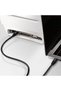كابل USB C إلى USB B بطول 1.8 متر (6 أقدام، رمادي) - 2