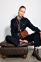 Belted Canvas Shirt Jacket - Navy Blue - 7