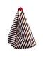 Hande Dizayn Valentine's Mother's Day Waterproof Quilted Black and White Striped Everything Bag Origami Model Shoulder Bag