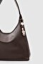 Rffia Charmlı Casual Shoulder Bag Bitter Brown - 2