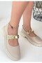 Okira beige skin oxford shoes - 3