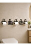 Black Metal Wc Paper Holder Adhesive Toilet Paper Roll Holder 5 Piece Advantageous Set - - 2