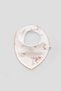 Set of 2 Liquid-Proof Organic Cotton Bandana Bibs Ecru Newborn - 2